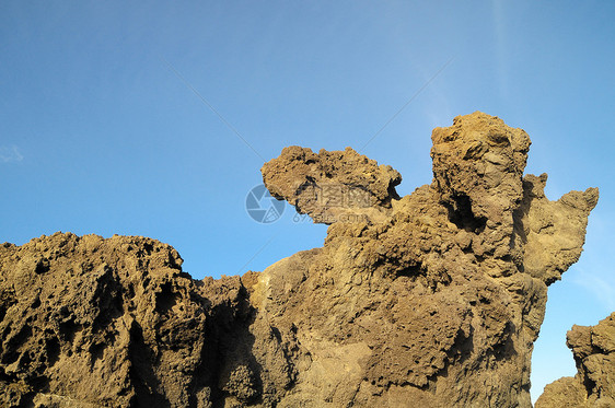 干硬岩岩岩礁景观石头火山海岸睡眠公园荒野休眠流动硬化图片