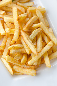 薯条小吃土豆食物油炸白色黄色美食营养图片