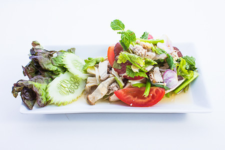 辣椒猪猪蘑菇午餐猪肉沙拉胡椒面包美食香料叶子蔬菜食物图片