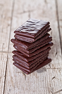 巧克力糖片段可可小吃糖果食物黑色甜点榛子营养味道图片