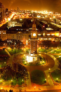 夜晚时钟塔风光摄影景观天空托雷纪念馆城市建筑目的地历史图片