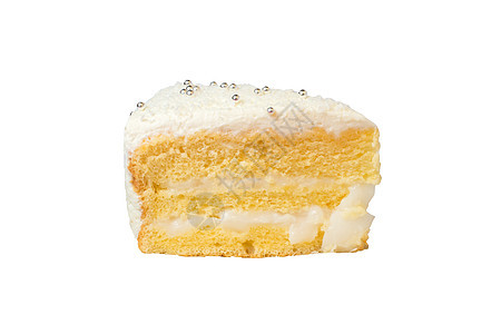 椰子蛋糕白色奶油甜点食物蛋糕坚果图片