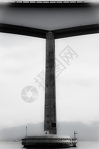 里约内特罗伊桥详情旅游摄影海洋柱子天空运输目的地结构交通方式图片