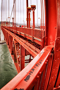 金门桥 美国加利福尼亚州旧金山金门大桥橙子运输旅游电缆地方建筑建筑学地标国际工程图片