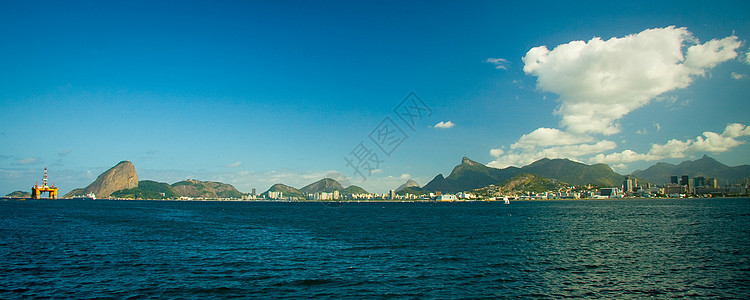 里约热内卢地貌景观雕像天空面包风景建筑学地标救世主城市全景山脉图片