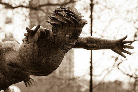 英国伦敦海德公园雕塑旅游地方雕刻水平目的地摄影前景公园人形假期图片
