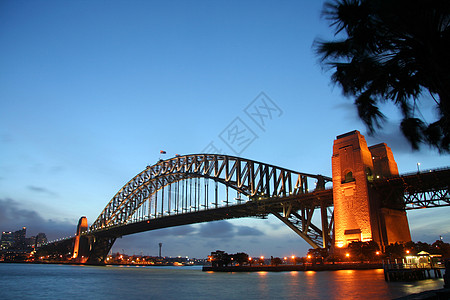 悉尼海港桥建筑天空景观蓝色风景港口地标城市黎明跨越图片