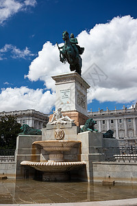 费利佩四世勋章吸引力建筑正方形游客建筑学广场假期雕塑历史性宫殿图片