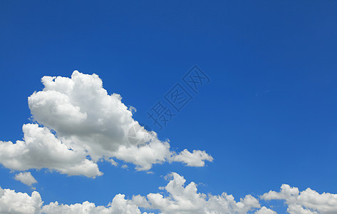 天空和云云白色背景图片