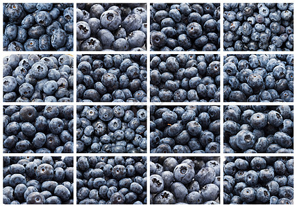 蓝莓宏观饮食浆果团体食物甜点水果蓝色覆盆子营养图片