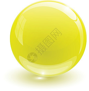 黄玻璃球图片