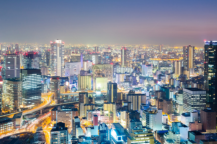 大阪天线仓库商业地标天际景观吸引力摩天大楼场景金融城市图片
