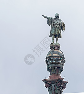 西班牙巴塞罗那克里斯托弗哥伦布雕像地标冒号纪念碑图片