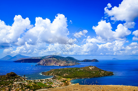 意大利西西里 利帕里群岛的景观风景图片