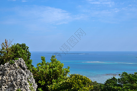 蓝视图地平线旅行晴天假期异国旅游天堂风景海洋美丽图片