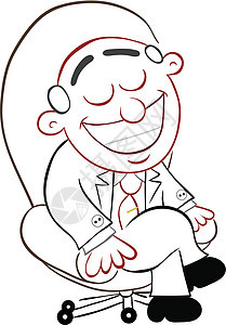 企业漫画  乐乐总办公室市场男人情感经济员工商业微笑工人领导者图片