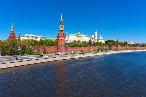莫斯科克里姆林宫城市教会圆顶场景景观大教堂建筑天空建筑学历史图片