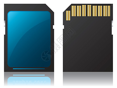 SD卡音乐框架安全备份办公室技术玩家标准记忆蓝色图片