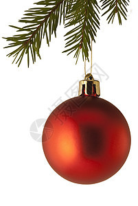 圣诞树装饰品红色饰品图片