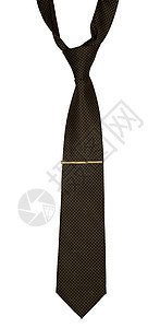 男人的领带庆典夹子黑色套装配饰正装男装丝绸商业背景图片