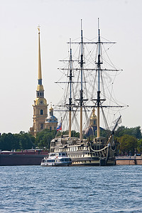 圣彼得堡建筑学文化历史日落建筑物堡垒大教堂天空城市教会图片