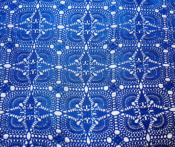 美丽的深蓝色底色纺织品叶子艺术面料蓝色挂毯窗帘靛青针织材料古董图片
