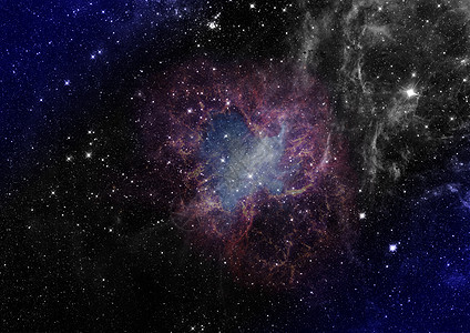 在空间和星云的星域星座敬畏插图科学气体灰尘天文学勘探纺纱星系图片
