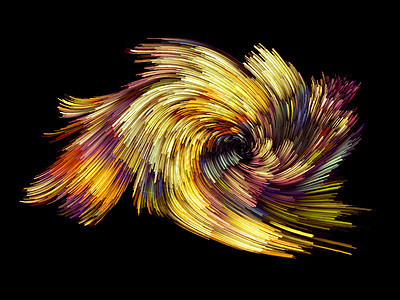 彩色背景算法帆布运动湍流条纹纤维轨迹设计旋转曲线图片