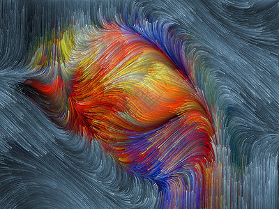 彩色背景旋转运动漩涡轨迹算法弯曲墙纸条纹设计元素图片