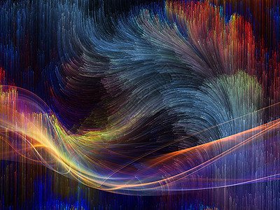 彩色背景漩涡湍流活力装饰品墙纸笔触轨迹艺术品设计运动图片