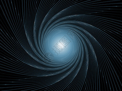 虚拟分形烧结蓝色涡流设计旋转运动漩涡光束数学渲染几何学图片