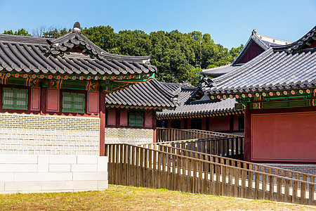 韩国传统建筑朝鲜传统建筑木头建筑学艺术旅游旅行国王信仰装饰品文化天空图片