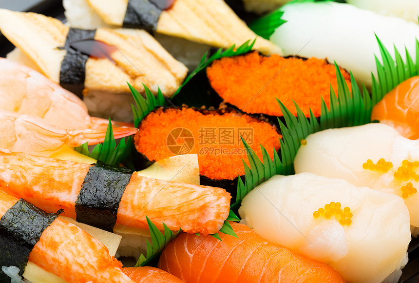寿司便当盒文化盒子午餐脚趾玉子食物海鲜便当图片