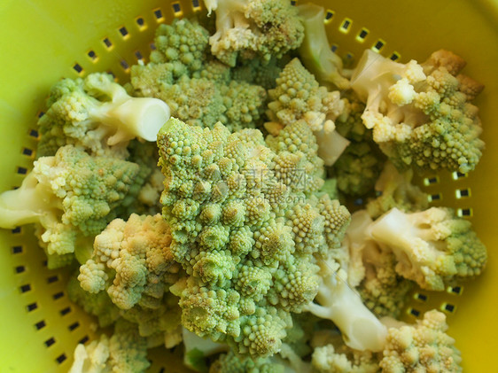罗曼尼斯科布罗科利语Name螺旋绿色营养美食菜花食物图片