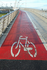步行和骑自行车桥灯笼技术旅行运输行人路面街道图片