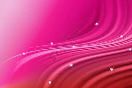 粉红和红底有卷状粉红色的抽象直线背景图片