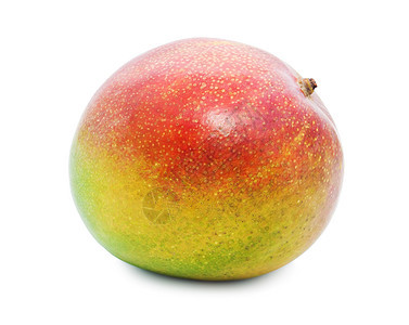 芒果水果美食甜点食物黄色绿色红色白色热带营养图片