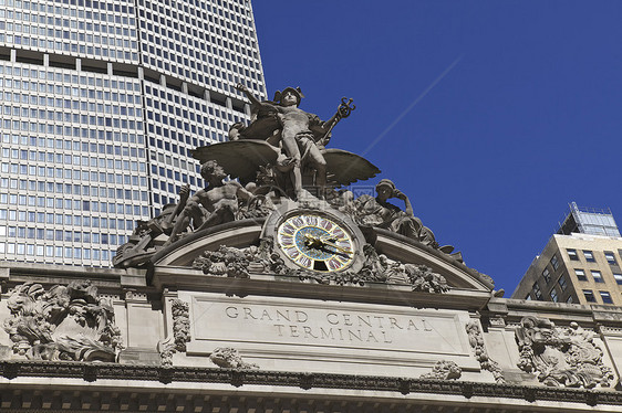 中央大终点站车站建筑大力士地标雕塑吸引力建筑物城市运输旅游图片