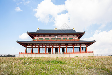 日本奈拉的Heijo宫文化城堡旅游世界遗产遗产世界宗教纪念碑大极建筑图片