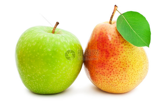 梨饮食水果白色营养红色工作室叶子食物小吃果味图片