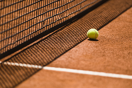 克雷法院的网球和网上网球图片