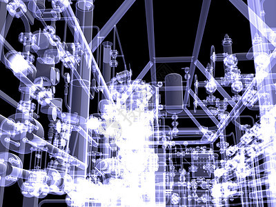 工业设备 X光化工程活力x射线工厂化学品汽油气体技术设施植物图片
