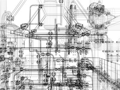 工业设备 电线框架工厂活力汽油设施化学品黑色燃料工程气体金属图片