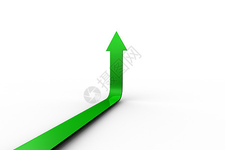 绿箭指向上成功进步生长计算机绿色绘图背景图片
