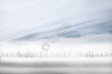 大地上的城市计算机多云建筑绘图摩天大楼景观天空地平线沙漠图片