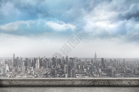 浮游的秃鹰俯视的城市天空阳光晴天阳台绘图多云景观计算机图片