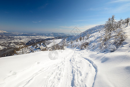 通过巡游滑雪探索阿尔卑斯山风景勘探自由山峰冰川天空粉雪偏光片全景极限图片