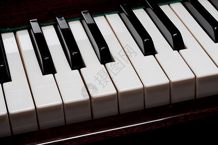 钢琴象牙声学白色艺术黑色键盘乌木旋律音乐会笔记图片