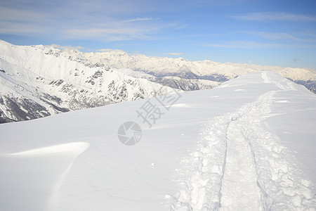 技术熟练山脉运动自由粉雪山峰雪鞋愿望远足冒险活动图片