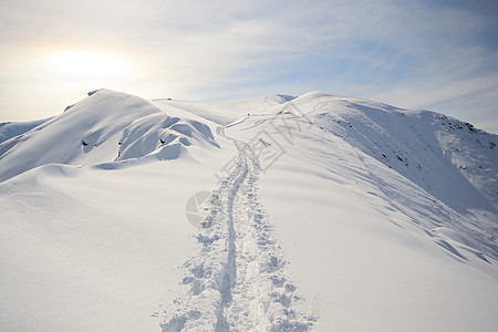 技术熟练愿望成就活动粉雪风景山脉冰川雪鞋滑雪天空图片